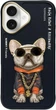 Панель Nimmy Glasses Cool Dog для Apple iPhone 16 Black (6971080319273) - зображення 1