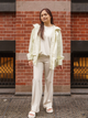 Брюки женские Uniqlo 980389314 26 Белые (1159787577) - изображение 4