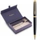 Набор ручек Waterman HEMISPHERE Black Lacquer GT BP Черный с золотистыми деталями 22 002b24w - изображение 1