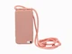 Силиконовый чехол на шнурке Crossbody для iPhone 6/6s (01) Pink Sand пудра - изображение 1