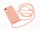 Силіконовий чохол на шнурку Crossbody для iPhone Xr (01) Pink Sand пудра - зображення 2
