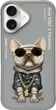 Панель Nimmy Glasses Cool Dog для Apple iPhone 16 Grey (6971080319303) - зображення 1