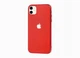 Чохол скляний Glass case для IPhone 11 (01) Red червоний - зображення 1
