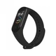 Ремешок силиконовый Silicone для Xiaomi Mi Band 2 (01) Black черный - изображение 3