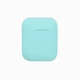 Чехол-накладка Silicone case Slim для AirPods Sea Blue (02) бирюзовый - изображение 1