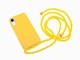 Силіконовий чохол на шнурку Crossbody для iPhone Xr (02) Yellow жовтий - зображення 2