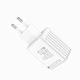 Адаптер сетевое зарядное устройство Hoco C39A Enchanting 2.4а 2USB-порта White Белый - изображение 2