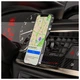 Автодержатель для телефона Hoco CA81 Ligue Air vent magnetic car holder Black - изображение 5