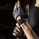 Перчатки для фитнеса перчатки спортивные SP-Sport Sport Gear 4418 размер S Grey-Black - изображение 6