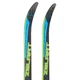 Лыжи беговые подростковые в комплекте с палками Zelart 0881-150B Grey-Blue-Neon Green - изображение 3