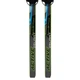 Лыжи беговые подростковые в комплекте с палками Zelart 0881-150B Grey-Blue-Neon Green - изображение 6