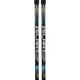 Лыжи беговые детские в комплекте с палками Zelart 0881-110B Grey-Blue-Neon Green - изображение 2