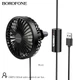 Вентилятор в авто BOROFONE Wind wire control car fan DBF11 |3 Speed, LED| black - изображение 1