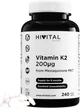 Вітамін K2 MK-7 200 мкг Hivital Foods - 240 таблеток - зображення 1