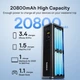 Повербанк 20800mAh с быстрой зарядкой Baseus EnerGeek GP12 (145W, USB/Type-C). Black - изображение 5