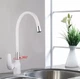 Белый Смеситель для кухни с гибким изливом Frap F4453-03 - изображение 5