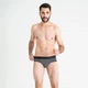 Чоловічі анатомічні сліпи з бавовни, Anatomic Slips Black Series, графітовий M BS190-10 - изображение 2