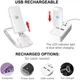 Светодиодная лампа с аккумулятором, закладка для чтения с зажимом EyeCare BookLight с клипсой. 3 режима яркости, 3 уровня цветов - зображення 8