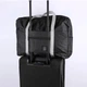 Сумка дорожня, спортивна, на валізу. Чорна, (J2-03240.black) - зображення 3