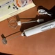 Ручной портативный миксер-капучинатор беспроводной вспенитель для кофе коктейлей и сливок с USB зарядкой и венчиком из нержавеющей стали (FP5511) - изображение 6