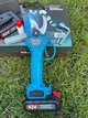 Аккумуляторный секатор Krafftec 42V 4Ah профессиональный электрический секатор портативный с 2 аккумуляторами и кейсом - изображение 6