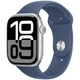 Смарт-годинник Apple Watch Series 10 GPS, 42mm, Silver, Denim Sport Band, M/L (Grade C) - Б/В - зображення 1