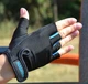 Рукавички для фітнесу MadMax MFG-251 Rainbow Turquoise M - изображение 4