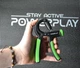 Еспандер кистьовий PowerPlay PP-4323 з регульованим навантаженням 10-40 кг. Strength Grip Чорно-зелений - зображення 8