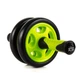 Колесо для преса подвійне PowerPlay 4327 Dual-Core Ab Wheel Чорно-червоне - зображення 1