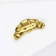 Брошь BROCHE бижутерия из стали Круассан золотистая BRBF115125 - изображение 4