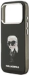Панель Karl Lagerfeld IML Aquarelle Karl & Logo MagSafe для Apple iPhone 17 Pro Black (3666339531676) - зображення 5