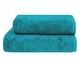 Полотенце махровое лицевое Parisa Home Flat 50*90 Яркая бирюза - изображение 4
