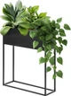 Квітник з горщиком Kadax 60x70 см Чорний (K10701) - зображення 1