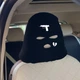 Чохол-балаклава для підголівника авто UFT Gangsta Style з вишивкою УЗІ та розбитим серцем (UFTGM1black) - зображення 3