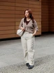 Брюки женские Uniqlo 930686658 S Бежевые (1159828325) - изображение 10