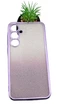 Чехол Luxury Case для Samsung Galaxy A35 5G/ A356 бампер силиконовый ombre блестки фиолетовый - изображение 1