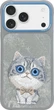 Etui plecki Nimmy Big Eyed Pet 2.0 Cat do Apple iPhone 17 Gray (6971080313349) - obraz 1