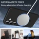 Чохол силіконовий з магнітом протиударний Case with MagSafe для Samsung Galaxy S24 FE (Samsung S24FE) чорний - изображение 4