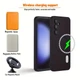 Чохол силіконовий з магнітом протиударний Case with MagSafe для Samsung Galaxy S24 FE (Samsung S24FE) чорний - изображение 11