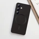 Чохол силіконовий з магнітом протиударний Case with MagSafe для Samsung Galaxy S24 FE (Samsung S24FE) чорний - изображение 14