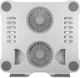 Podstawka chłodząca do laptopa HiSmart SX-LS111B Silver (HS083298) - obraz 3