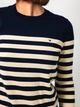 Sweter damski Tommy Hilfiger WW0WW44984-0FA L Granatowy/Beżowy (8720638711278) - obraz 4
