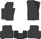 EVA килимки EVAtech в салон авто для Passat (B6) (with armrest) Volkswagen 2005-2010 6 покоління Sedan EU Сота чорна (VW3264CP5AV4SBB) - зображення 1