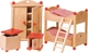 Меблі для ляльок Goki Серія A дерев'яна дитяча кімната 5210123 (4013594519533) - зображення 2