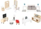 Meble dla lalek Small Foot drewniany komplet 28 elementów 5410397 (4020972114143) - obraz 1