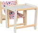 Стільчик для годування ляльок Goki дерев'яний зі столиком 2в1 5220092 (4013594514835) - зображення 2