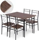 Zestaw mebli ModernHome by Multistore stół do jadalni 110 x 70 cm, 4 krzesła (VERONA-WD) - obraz 4