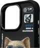 Панель Nimmy Cool&Cute 2.0 Dog для Apple iPhone 16 Pro Black (6971080319402) - зображення 4