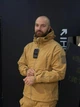 Костюм SoftShell софтшел тактичний койот пісок на флісі, демісезонний, для риболовлі, полювання, туризму розмір 2XL - зображення 5