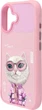 Etui plecki Nimmy Cool&Cute 2.0 Cat do Apple iPhone 17 Pink (6971080313783) - obraz 2